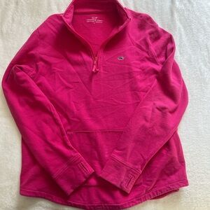Vineyard Vines Fuchsia 
 “Women's Saltwater Quarter-Zip”